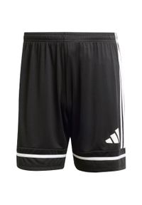 Adidas - Spodenki męskie adidas Squadra 25. Kolor: czarny, biały, wielokolorowy. Sport: piłka nożna