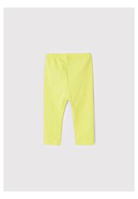 Mayoral Legginsy 703 Żółty Slim Fit. Kolor: żółty. Materiał: bawełna #2