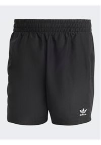 Adidas - adidas Szorty kąpielowe Originals Essentials Solid Swim Shorts HT4411 Czarny Regular Fit. Kolor: czarny. Materiał: syntetyk #3