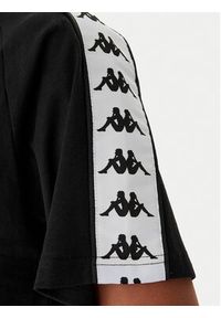 Kappa T-Shirt Banda Adi 371U6WW Czarny Regular Fit. Kolor: czarny. Materiał: bawełna #4