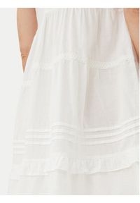 Vero Moda Sukienka letnia Pretty 10325236 Biały Regular Fit. Kolor: biały. Materiał: bawełna. Sezon: lato