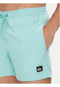 Quiksilver Szorty kąpielowe Everyday Solid Volley EQYJV04120 Turkusowy Regular Fit. Kolor: turkusowy. Materiał: syntetyk