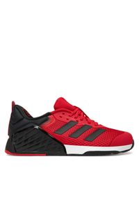 Adidas - Buty na siłownię adidas. Kolor: czerwony. Sport: fitness #1