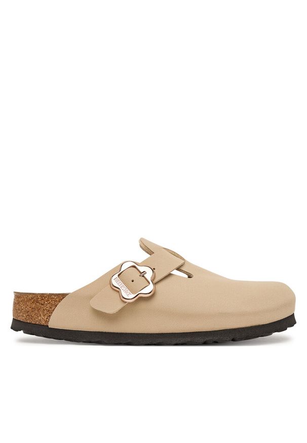 Klapki Birkenstock. Kolor: beżowy