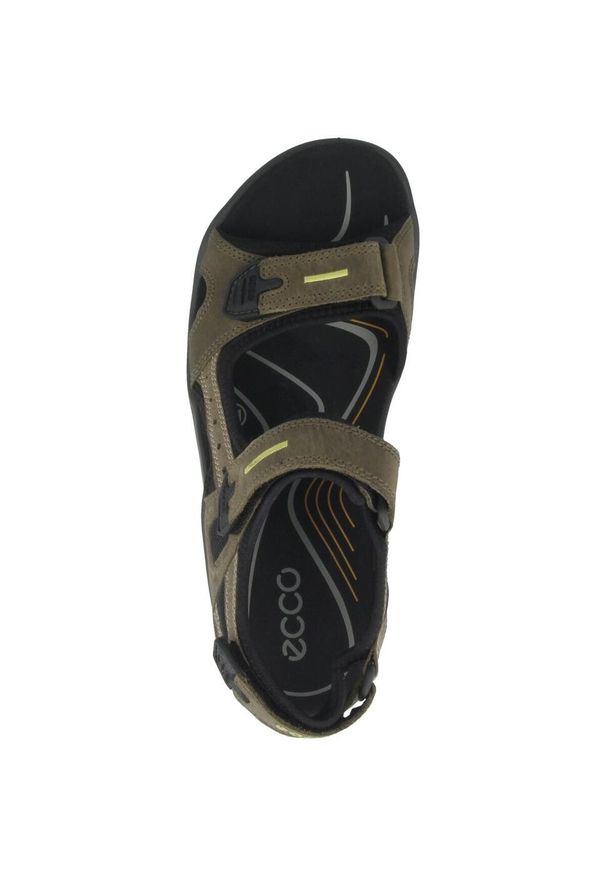 ecco - Buty do chodzenia męskie Ecco Offroad Marine. Zapięcie: rzepy. Kolor: brązowy. Materiał: materiał, skóra, syntetyk. Sport: turystyka piesza