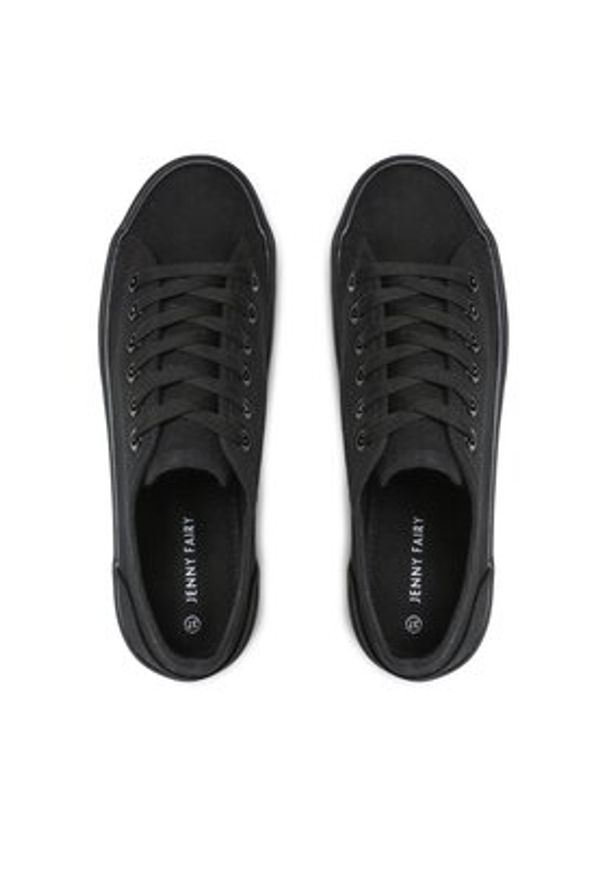 Jenny Fairy Tenisówki WSS20465-01 Czarny. Kolor: czarny. Materiał: materiał