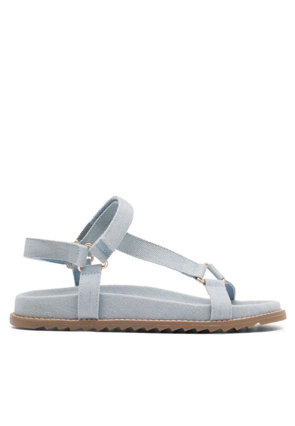 Jenny Fairy Sandały LYN KL H305-8 Błękitny. Kolor: niebieski. Materiał: materiał