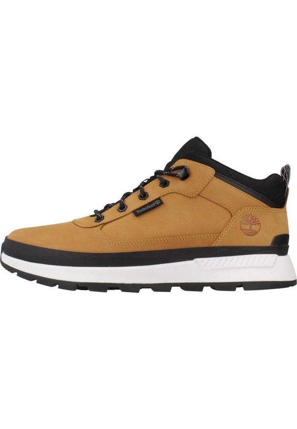 Timberland - Buty TIMBERLAND FIELD TREKKER LOW LACE Jasnobrązowy. Kolor: brązowy, wielokolorowy, beżowy. Materiał: tkanina, skóra. Sport: turystyka piesza