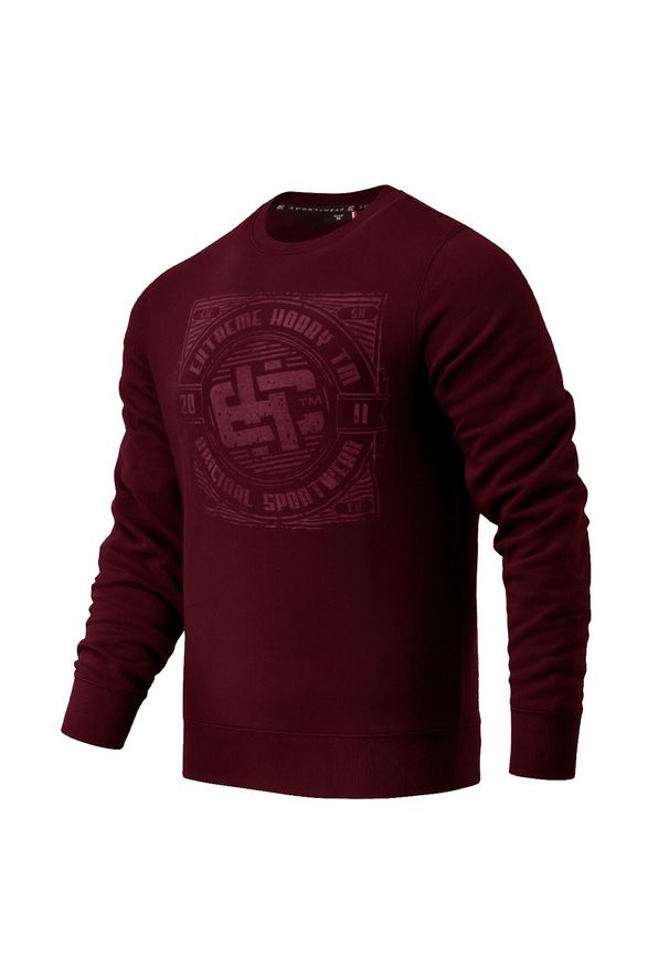 Bluza Męska EXTREME HOBBY WASH. Typ kołnierza: bez kaptura. Kolor: czerwony, wielokolorowy, brązowy. Materiał: bawełna