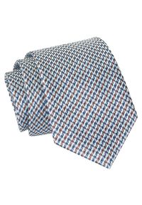 Alties - Krawat - ALTIES - Drobny Wzór. Kolor: niebieski, brązowy, wielokolorowy, beżowy. Materiał: tkanina. Styl: elegancki, wizytowy #1