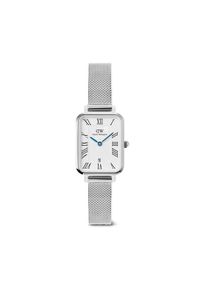 Daniel Wellington Zegarek Quadro Sterling Roman Numerals DW00100863 Srebrny. Kolor: srebrny