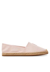 TOMMY HILFIGER - Tommy Hilfiger Espadryle Embroidered Flat Espadrille FW0FW07721 Różowy. Kolor: różowy