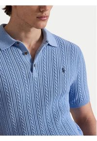 Polo Ralph Lauren Polo 710B13893004 Niebieski Regular Fit. Typ kołnierza: polo. Kolor: niebieski. Materiał: bawełna #4