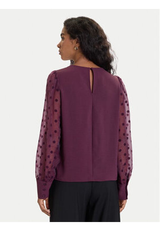 Vero Moda Bluzka Alva 10337474 Fioletowy Regular Fit. Kolor: fioletowy. Materiał: syntetyk