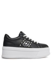 Liu Jo Sneakersy Selma 04 BF3143 P0102 Czarny. Kolor: czarny. Materiał: skóra