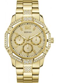 Zegarek męski Guess GW0990G2 CYRKONIE złoty. Kolor: złoty #1