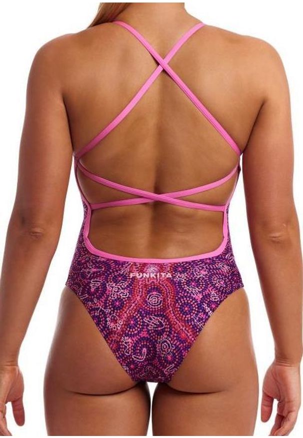 FUNKITA - Strój pływacki Funkita Walk Together - Strapped In. Kolor: różowy
