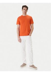 TOMMY HILFIGER - Tommy Hilfiger T-Shirt Ess Seasonal MW0MW39995 Pomarańczowy Regular Fit. Kolor: pomarańczowy. Materiał: bawełna #4