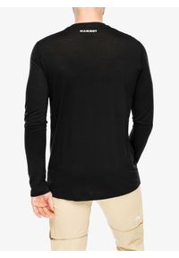 Bluza męska Mammut Tree Wool FL Longsleeve. Kolor: czarny. Długość rękawa: długi rękaw