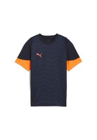 Puma - Młodzieżowa koszulka piłkarska individualCUP PUMA. Kolor: pomarańczowy, niebieski, czerwony, wielokolorowy, żółty. Sport: piłka nożna #1