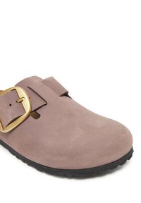 Birkenstock Klapki Boston Big Buckle 1030544 Beżowy. Kolor: beżowy. Materiał: nubuk, skóra #3