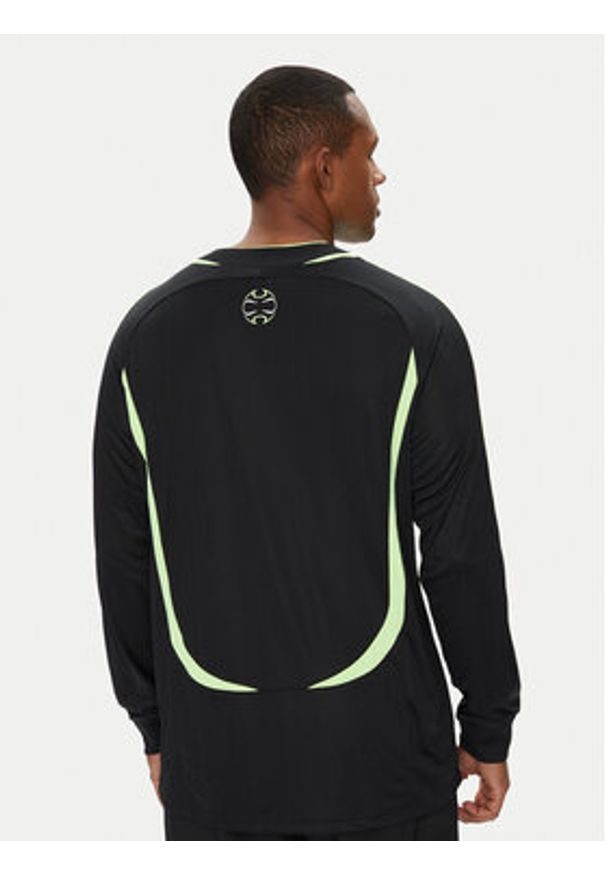 Adidas - adidas Longsleeve Teamgeist adicolor JW5908 Czarny Loose Fit. Kolor: czarny. Materiał: syntetyk. Długość rękawa: długi rękaw