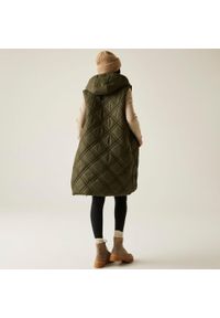Regatta - Kamizelka damska ocieplana długa Rurietta. Kolor: zielony. Materiał: puch. Długość rękawa: bez rękawów. Długość: długie. Styl: elegancki #2