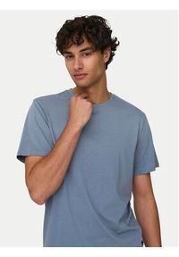 Only & Sons T-Shirt Matt 22002973 Niebieski Regular Fit. Kolor: niebieski. Materiał: bawełna #3