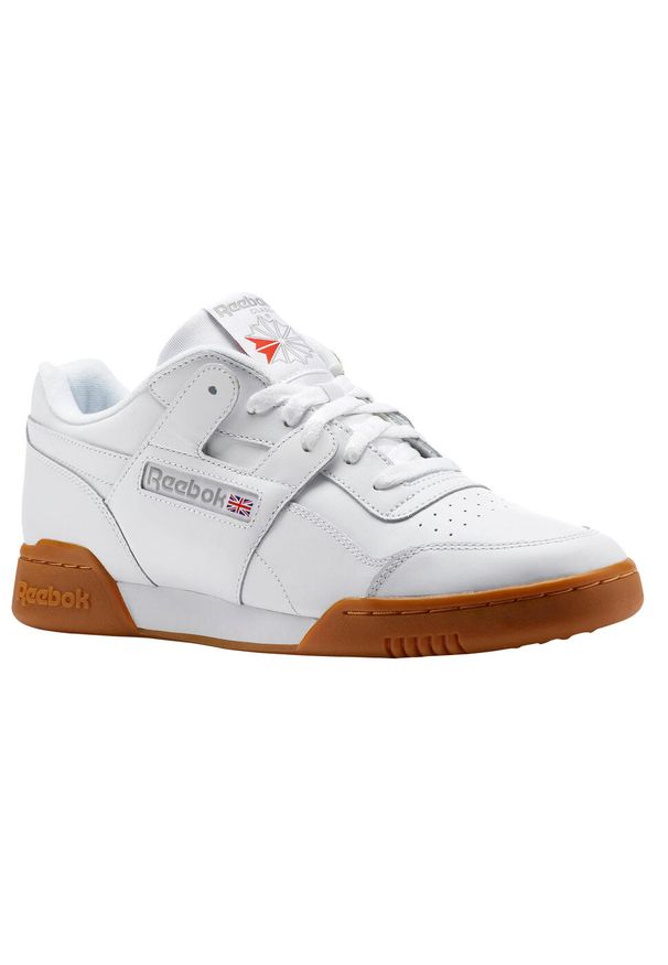Buty do chodzenia męskie Reebok Classic Workout Plus. Okazja: na co dzień. Kolor: biały, wielokolorowy, szary. Materiał: skóra, syntetyk, materiał. Model: Reebok Classic, Reebok Workout. Sport: turystyka piesza