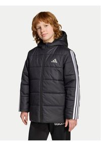 Adidas - adidas Kurtka zimowa Essentials 3-Stripes JL7402 Czarny Regular Fit. Kolor: czarny. Materiał: syntetyk. Sezon: zima #4