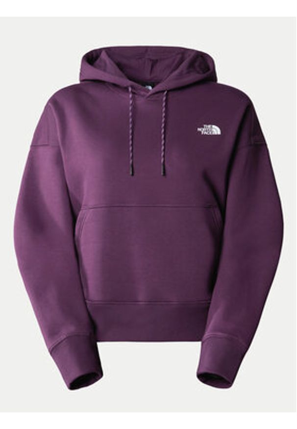 The North Face Bluza NF0A880P Fioletowy Regular Fit. Kolor: fioletowy. Materiał: syntetyk, bawełna