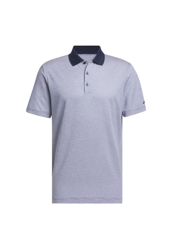 Adidas - Polo adidas Ultimate365 Ottoman Stripe. Typ kołnierza: polo. Kolor: niebieski, wielokolorowy, biały. Materiał: materiał. Styl: klasyczny, sportowy