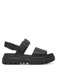Palladium Sandały Pallacruise Classic 94460-008-M Czarny. Kolor: czarny. Materiał: skóra, nubuk