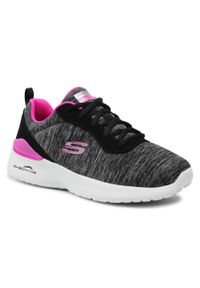 skechers - Buty Skechers Paradise Waves 149344/BKHP Black/Hot Pink. Kolor: szary. Materiał: materiał