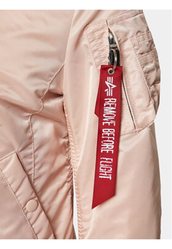 Alpha Industries Kurtka bomber MA-1 VF 59 133009 Różowy Regular Fit. Kolor: różowy. Materiał: syntetyk