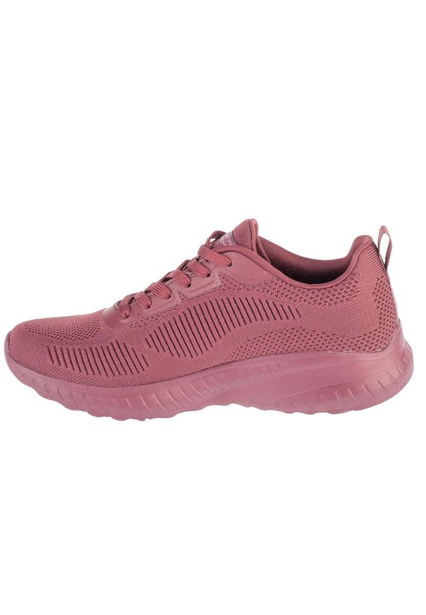 skechers - Buty sportowe Sneakersy damskie, Bobs Squad Chaos - Face Off. Kolor: fioletowy. Sport: turystyka piesza