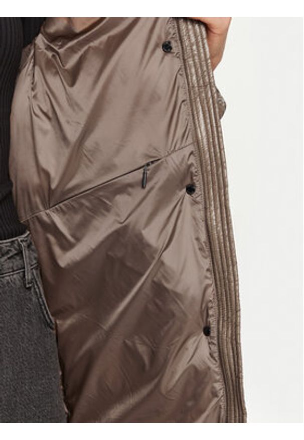 Hetrego - Hetregó Kurtka puchowa Tara 8N728 Beżowy Regular Fit. Kolor: beżowy. Materiał: syntetyk