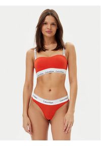 Calvin Klein Underwear Stringi 0000F3786E Czerwony. Kolor: czerwony. Materiał: bawełna