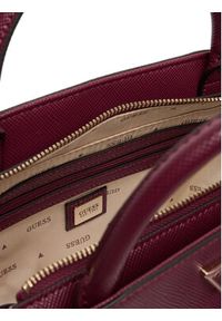 Guess Torebka Bolena Mini HWZG92 07760 Bordowy. Kolor: czerwony. Materiał: skórzane