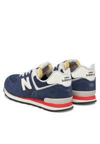 New Balance Sneakersy GC574VPN Niebieski. Kolor: niebieski. Materiał: skóra, zamsz. Model: New Balance 574 #5