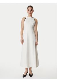 Marella Sukienka koktajlowa Sapore 2613221113 Écru Regular Fit. Materiał: syntetyk. Styl: wizytowy #1