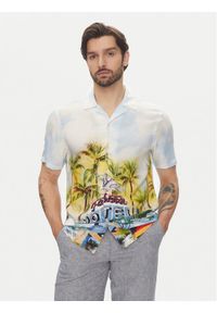 Lindbergh Koszula 30-203735 Kolorowy Relaxed Fit. Materiał: wiskoza. Wzór: kolorowy