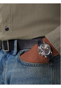 Timex Zegarek Marlin® Chronograph TW2W98900 Srebrny. Kolor: srebrny. Materiał: skóra #2