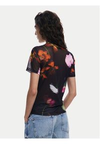 Desigual T-Shirt Des Moines 25SWTK88 Czarny Regular Fit. Kolor: czarny. Materiał: syntetyk #6