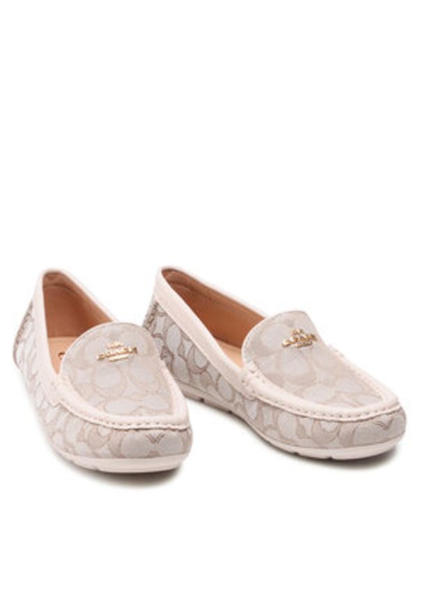 Coach Mokasyny Marley Driver Sig C G4836 E4V 11002151EDC Beżowy. Kolor: beżowy. Materiał: skóra