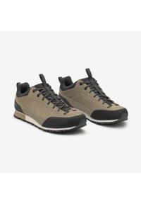 quechua - Buty turystyczne męskie Arpenaz 500 Revival. Okazja: na spacer. Kolor: wielokolorowy, beżowy, brązowy. Materiał: kauczuk, syntetyk. Sport: turystyka piesza