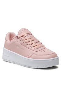 Champion Sneakersy Rebound Platform S11473-CHA-PS047 Różowy. Kolor: różowy. Materiał: skóra. Obcas: na platformie