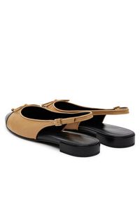 Tory Burch Baleriny 166592 Brązowy. Kolor: brązowy. Materiał: skóra #5