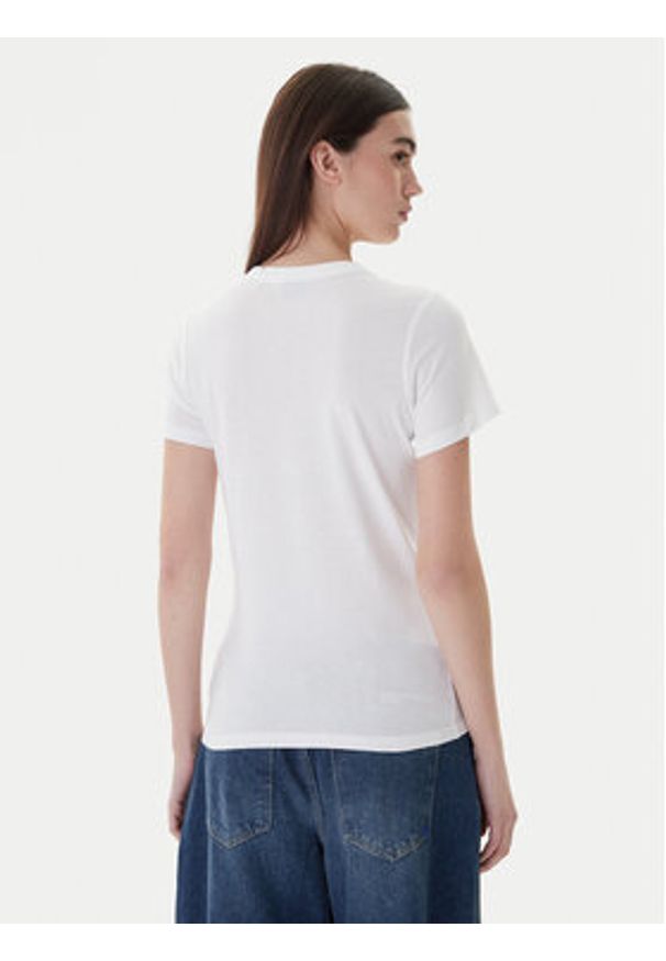 Hugo - HUGO T-Shirt Classic 50510772 Biały Slim Fit. Kolor: biały. Materiał: bawełna