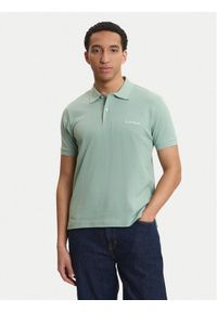 Guess Jeans Polo M4BP29 KCJV1 Zielony Regular Fit. Typ kołnierza: polo. Kolor: zielony. Materiał: bawełna #1